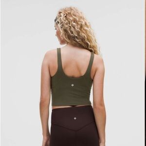 660. Lululemon athletica Align Tank NWT size 4 dark olive🫒Light Support, A/B Cup